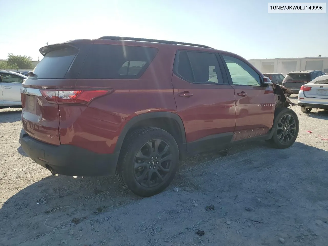 1GNEVJKW0LJ149996 2020 Chevrolet Traverse Rs