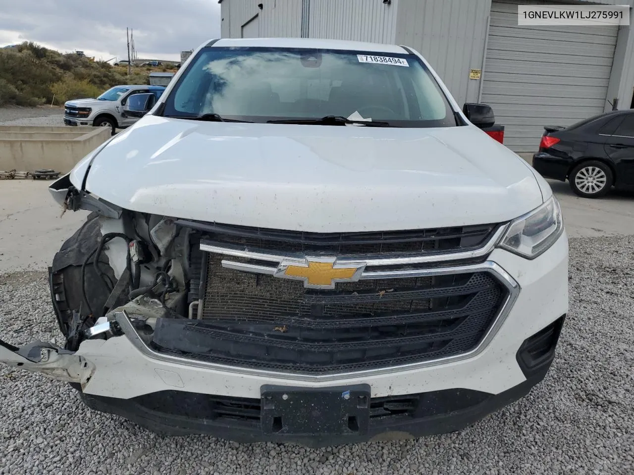 2020 Chevrolet Traverse Ls VIN: 1GNEVLKW1LJ275991 Lot: 71838494