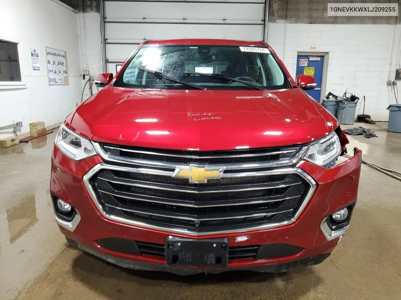 2020 Chevrolet Traverse Premier VIN: 1GNEVKKWXLJ209255 Lot: 72083724