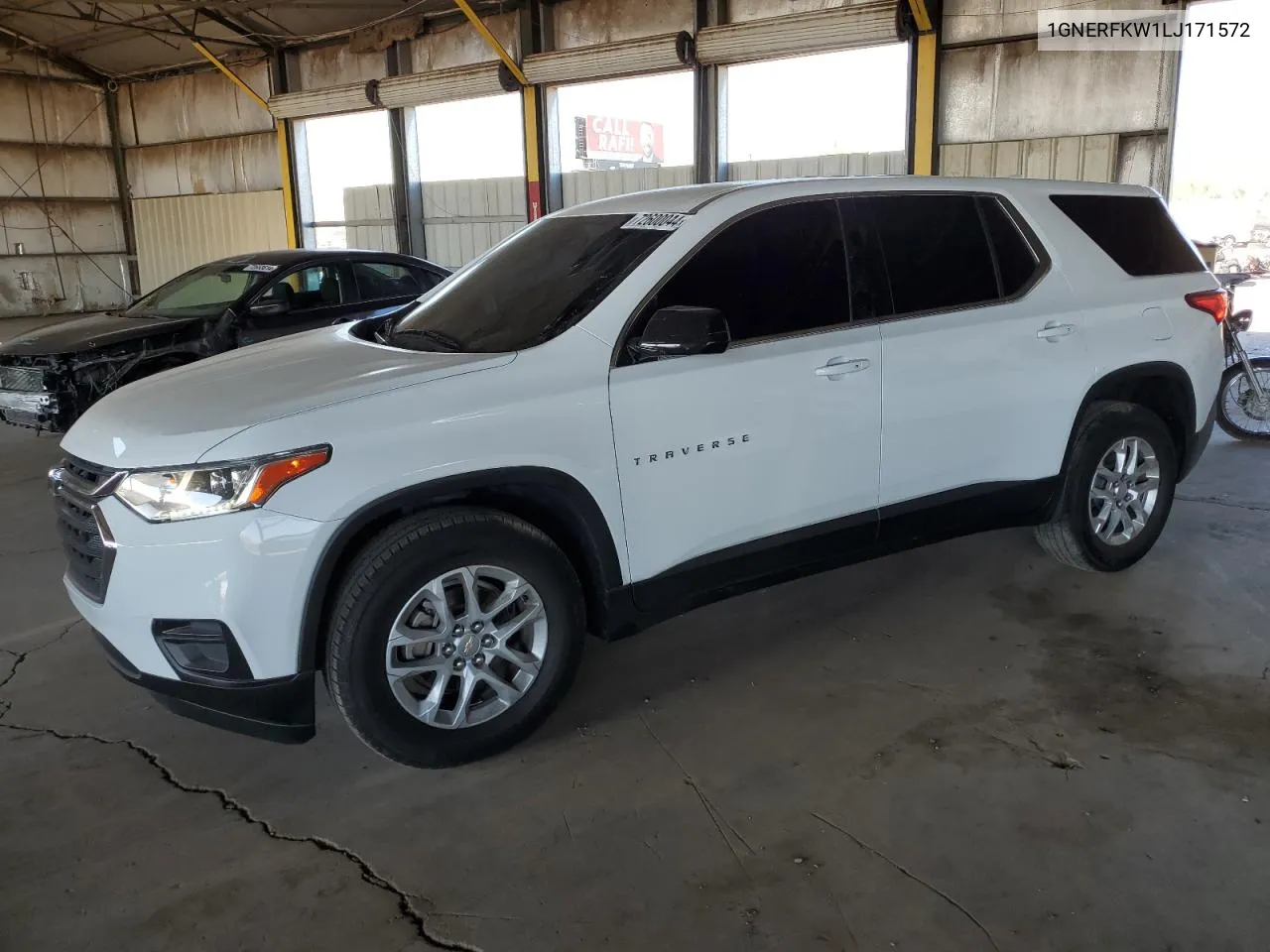 1GNERFKW1LJ171572 2020 Chevrolet Traverse Ls