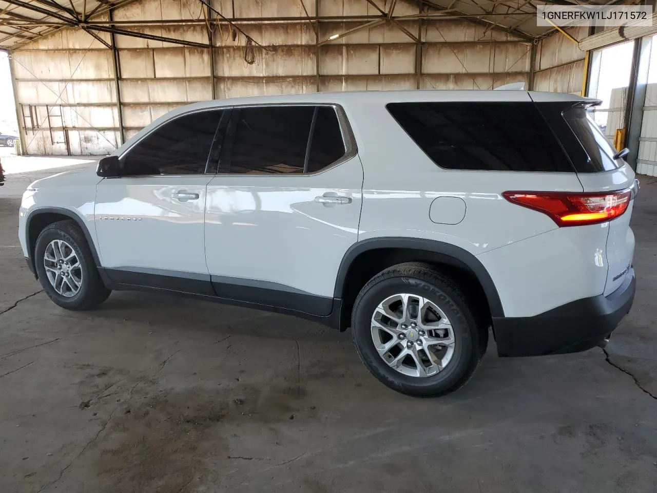 2020 Chevrolet Traverse Ls VIN: 1GNERFKW1LJ171572 Lot: 72600044