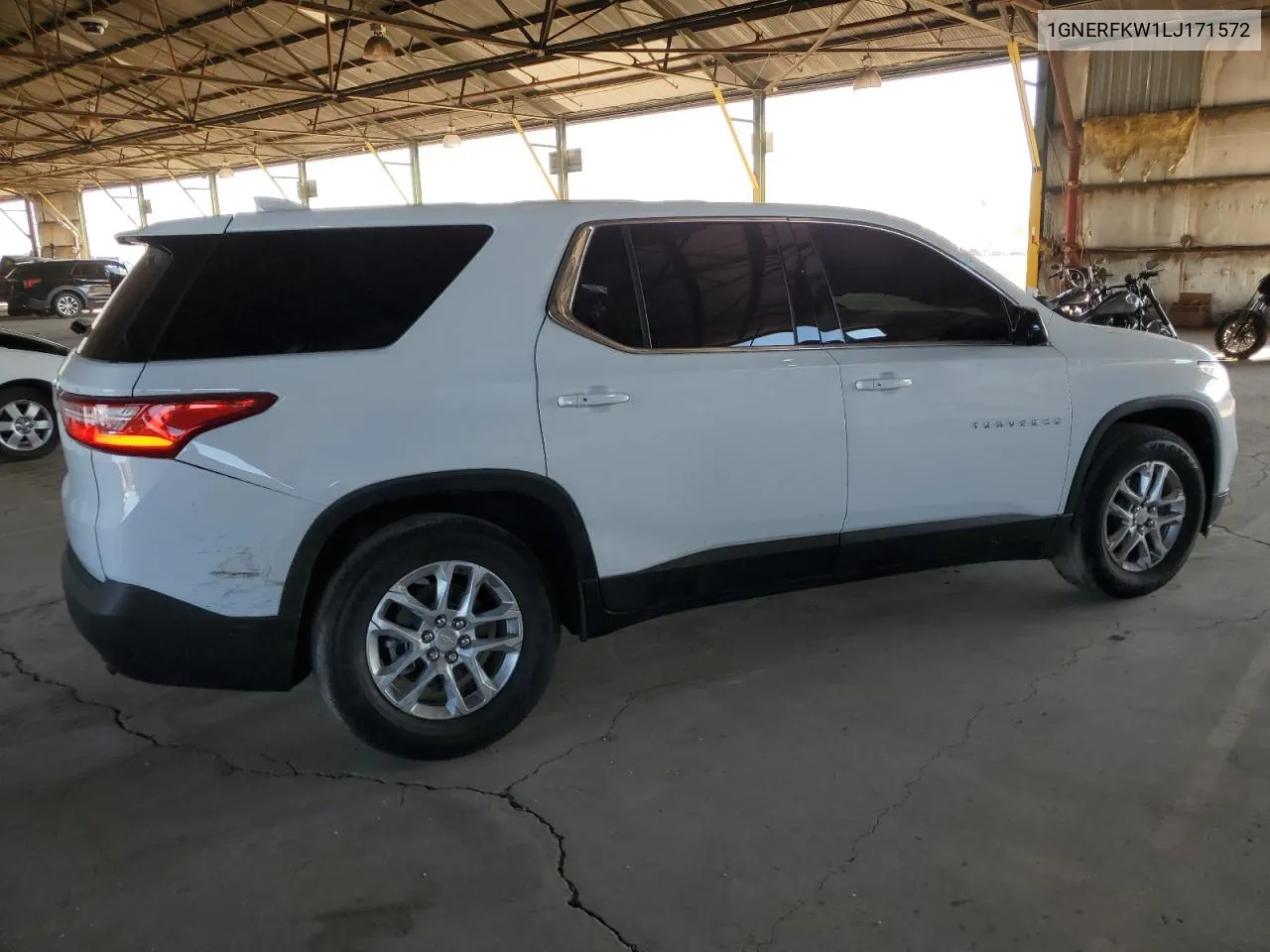 2020 Chevrolet Traverse Ls VIN: 1GNERFKW1LJ171572 Lot: 72600044