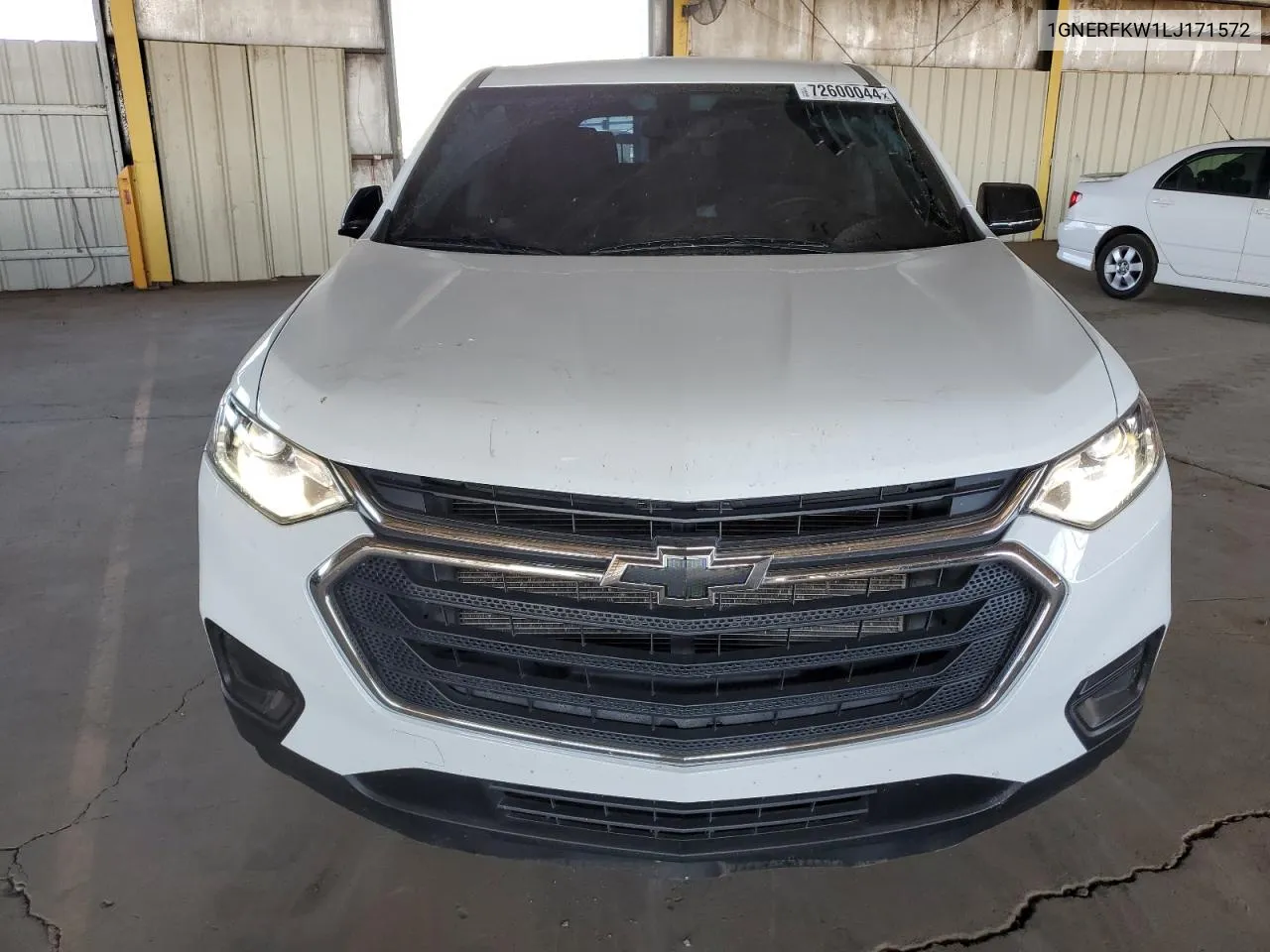 2020 Chevrolet Traverse Ls VIN: 1GNERFKW1LJ171572 Lot: 72600044