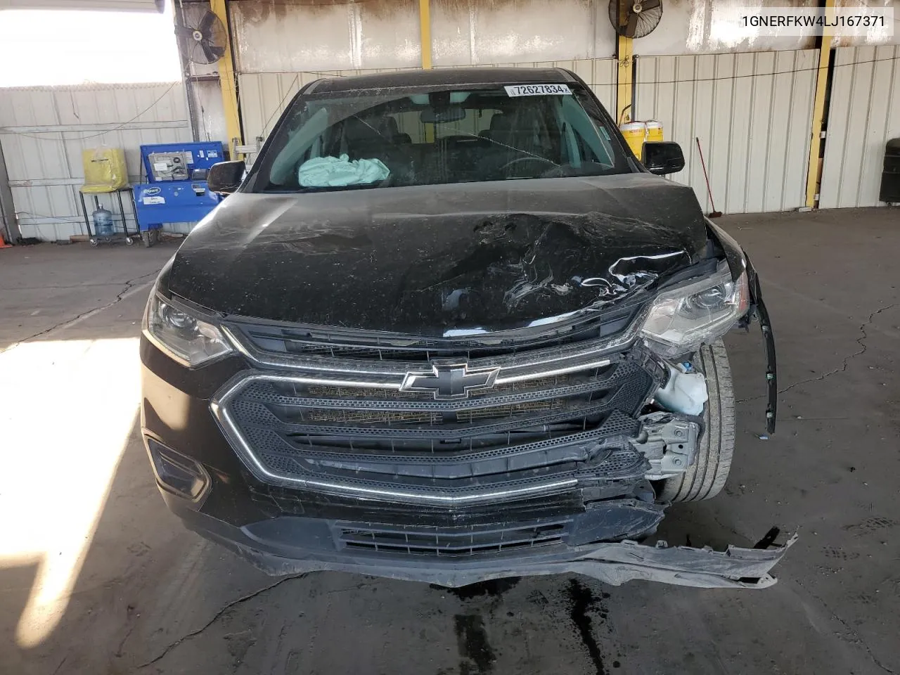 2020 Chevrolet Traverse Ls VIN: 1GNERFKW4LJ167371 Lot: 72627834