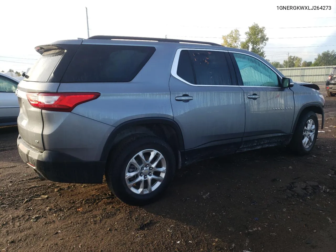 2020 Chevrolet Traverse Lt VIN: 1GNERGKWXLJ264273 Lot: 72778744