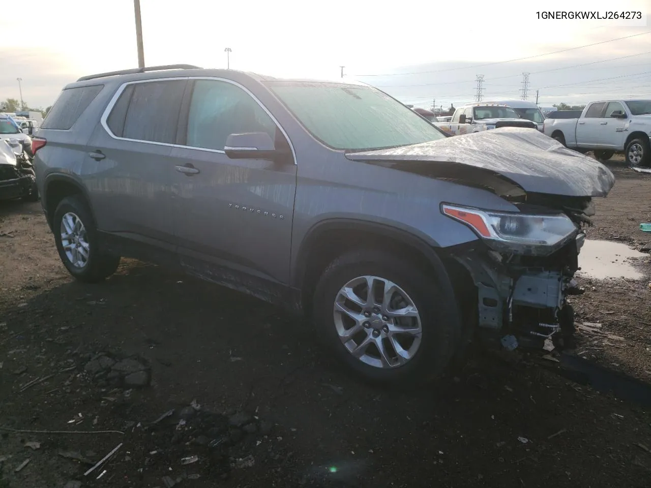 2020 Chevrolet Traverse Lt VIN: 1GNERGKWXLJ264273 Lot: 72778744