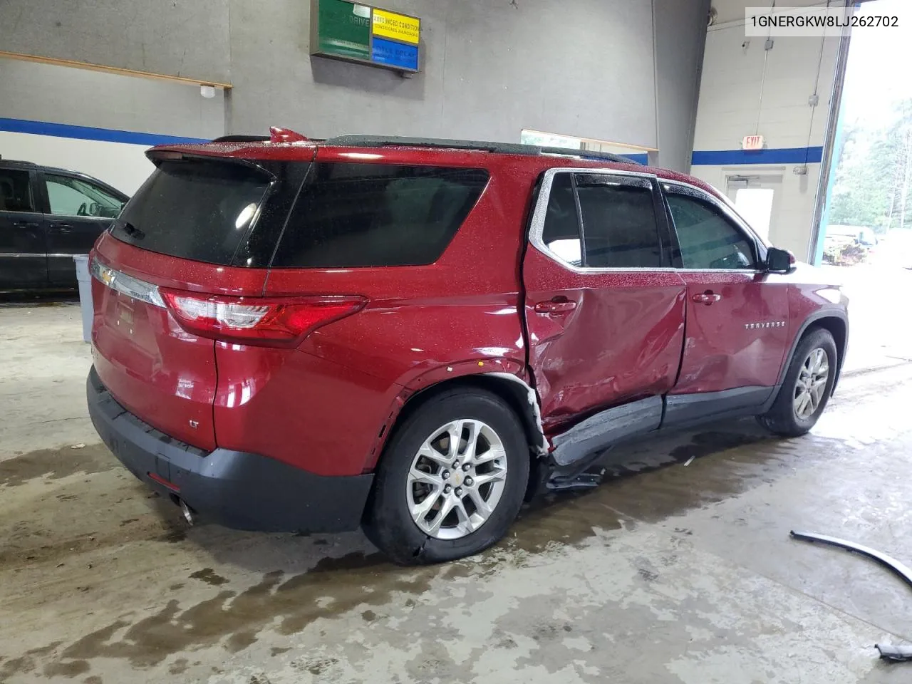 2020 Chevrolet Traverse Lt VIN: 1GNERGKW8LJ262702 Lot: 72888684