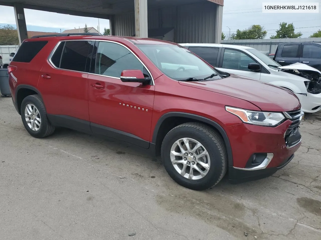 1GNERHKW8LJ121618 2020 Chevrolet Traverse Lt