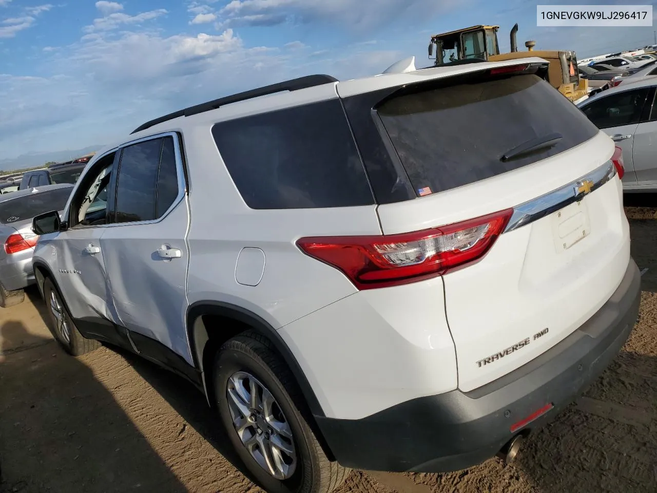 2020 Chevrolet Traverse Lt VIN: 1GNEVGKW9LJ296417 Lot: 73317414