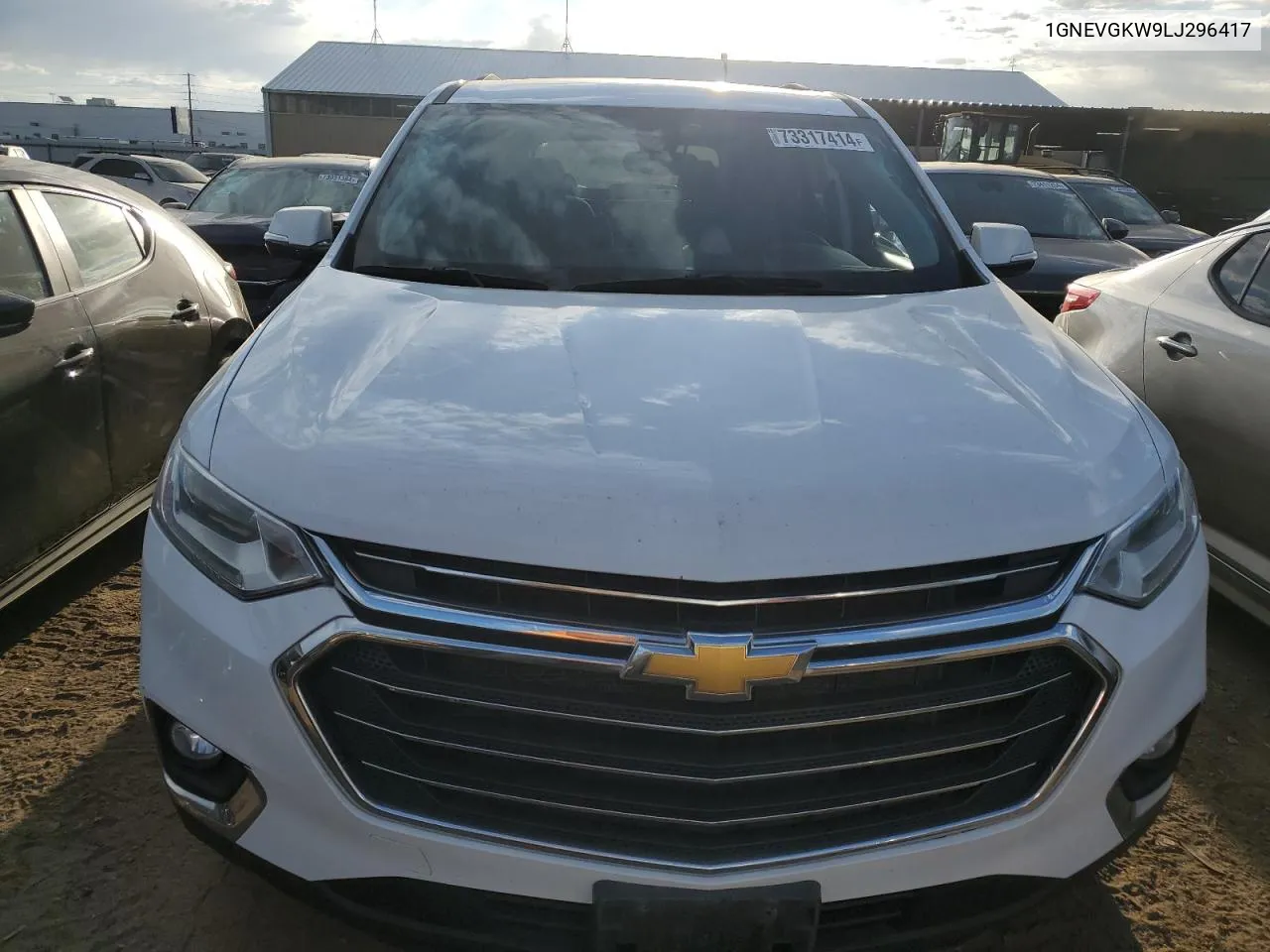 2020 Chevrolet Traverse Lt VIN: 1GNEVGKW9LJ296417 Lot: 73317414