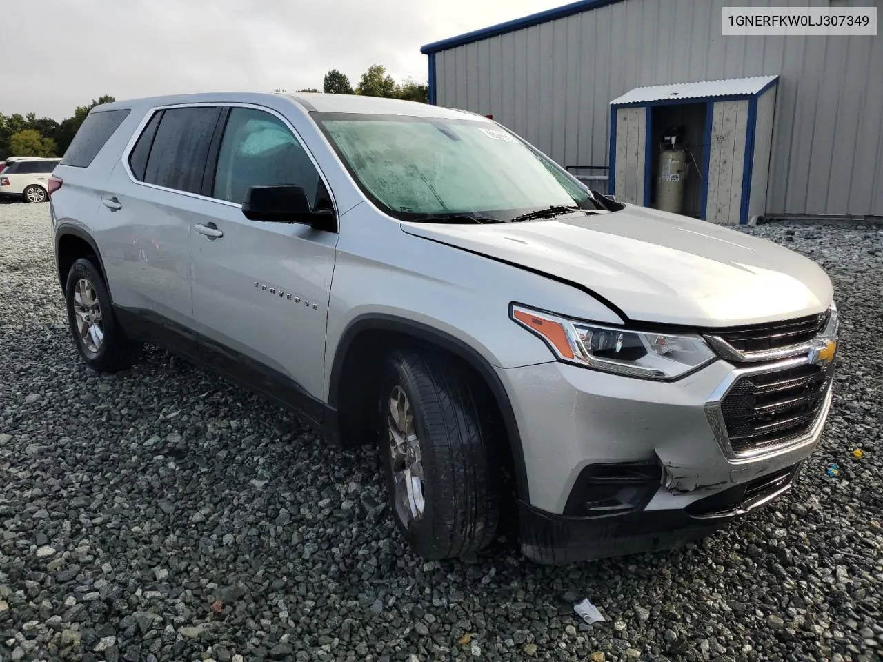 2020 Chevrolet Traverse Ls VIN: 1GNERFKW0LJ307349 Lot: 73703324