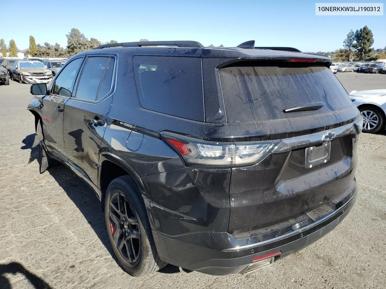 1GNERKKW3LJ190312 2020 Chevrolet Traverse Premier