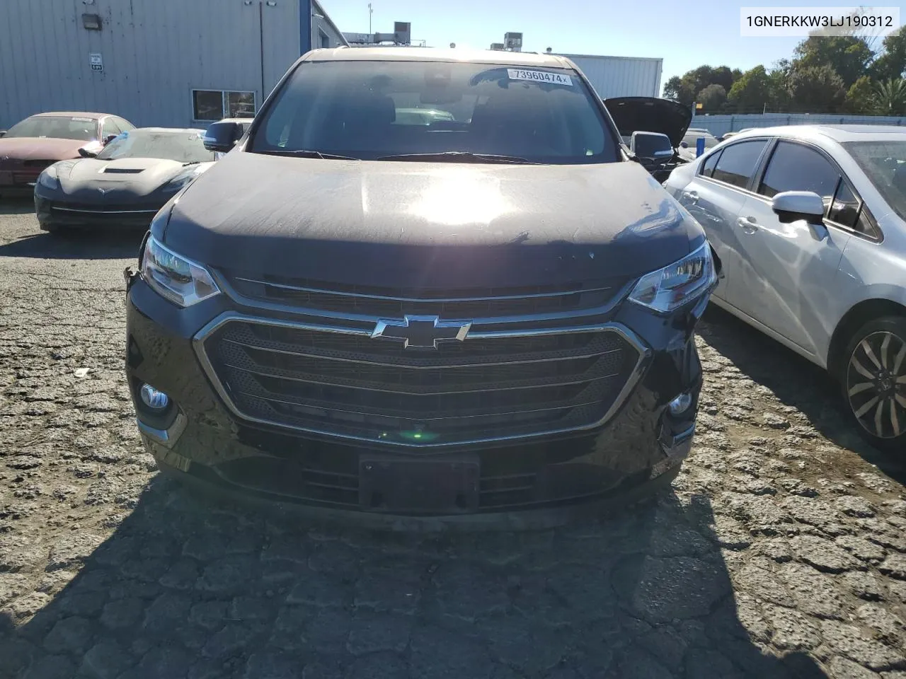 2020 Chevrolet Traverse Premier VIN: 1GNERKKW3LJ190312 Lot: 73960474