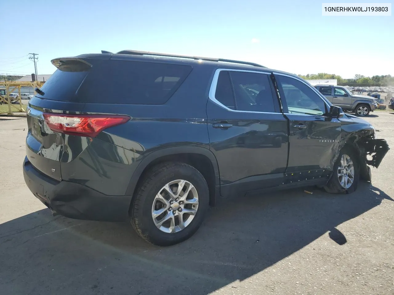 2020 Chevrolet Traverse Lt VIN: 1GNERHKW0LJ193803 Lot: 74254154