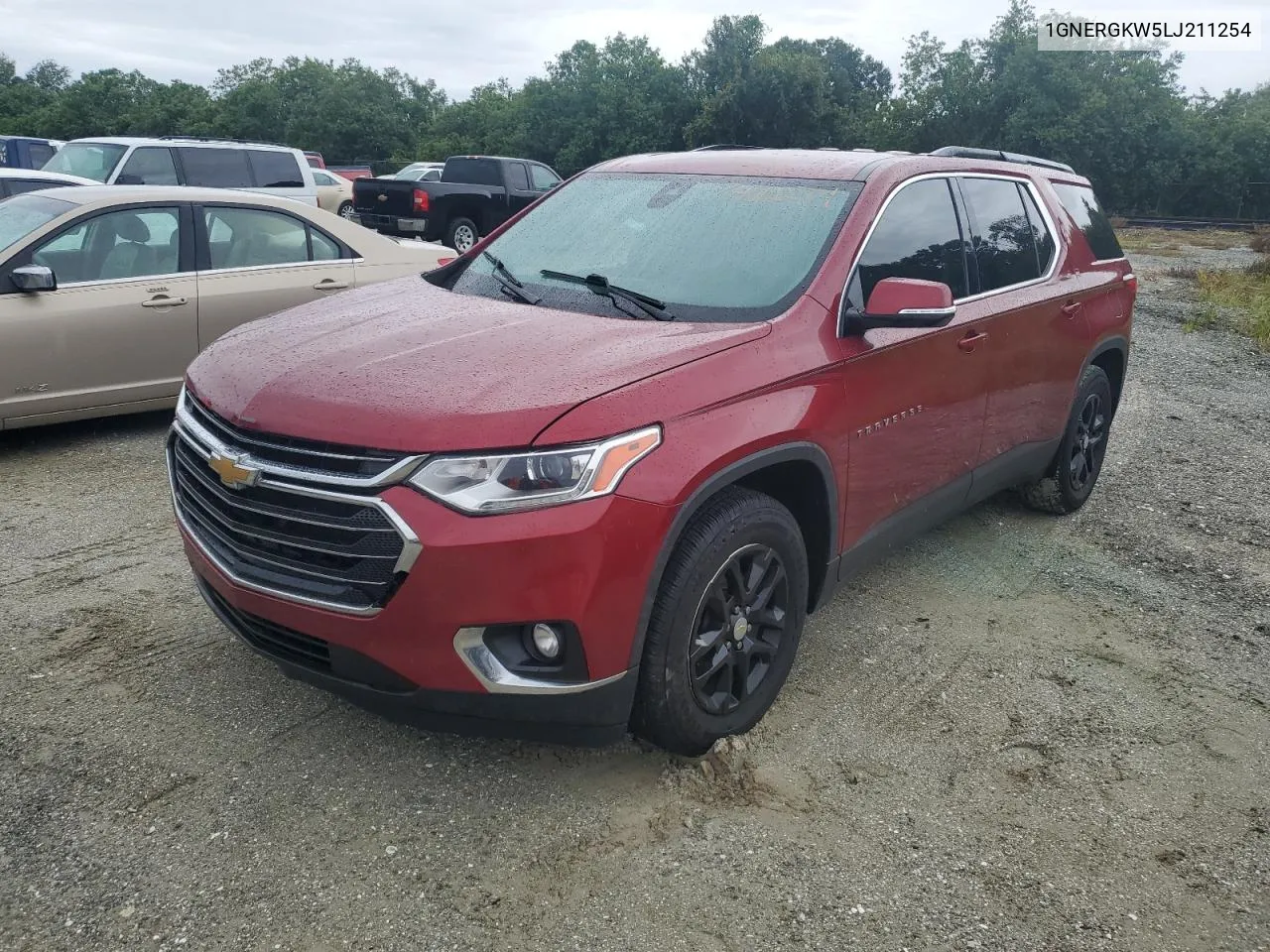 2020 Chevrolet Traverse Lt VIN: 1GNERGKW5LJ211254 Lot: 74612274