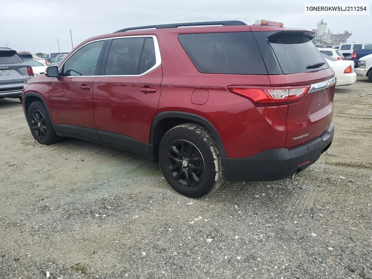 2020 Chevrolet Traverse Lt VIN: 1GNERGKW5LJ211254 Lot: 74612274