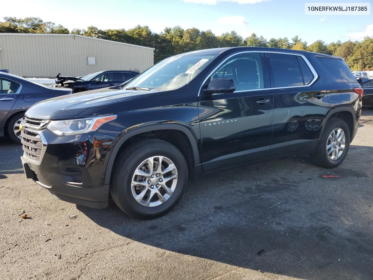 2020 Chevrolet Traverse Ls VIN: 1GNERFKW5LJ187385 Lot: 75486284