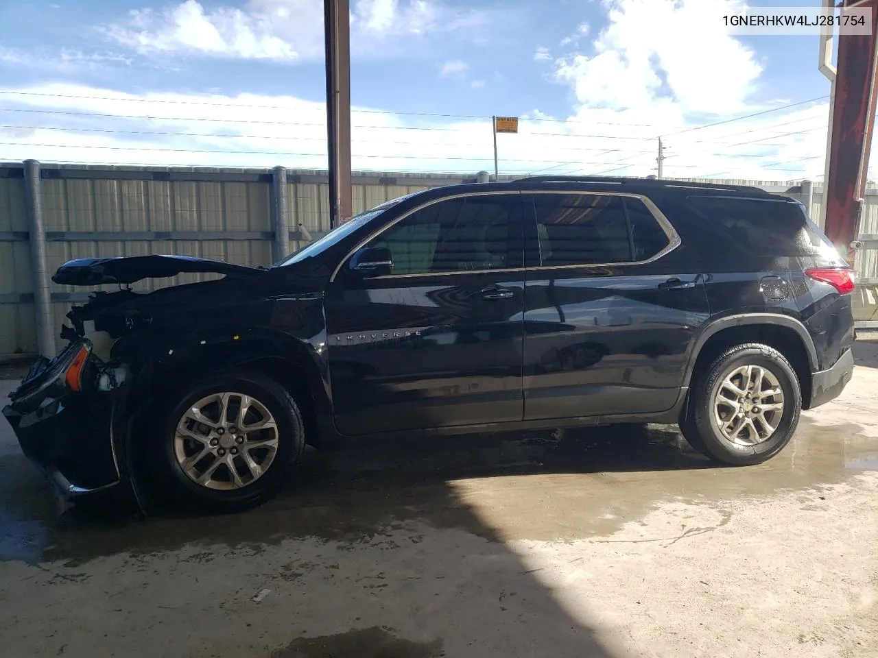 2020 Chevrolet Traverse Lt VIN: 1GNERHKW4LJ281754 Lot: 75776164