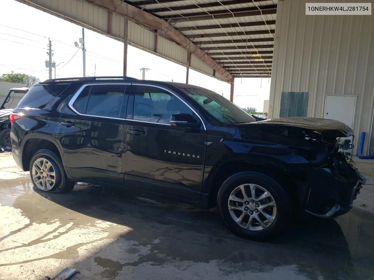 2020 Chevrolet Traverse Lt VIN: 1GNERHKW4LJ281754 Lot: 75776164