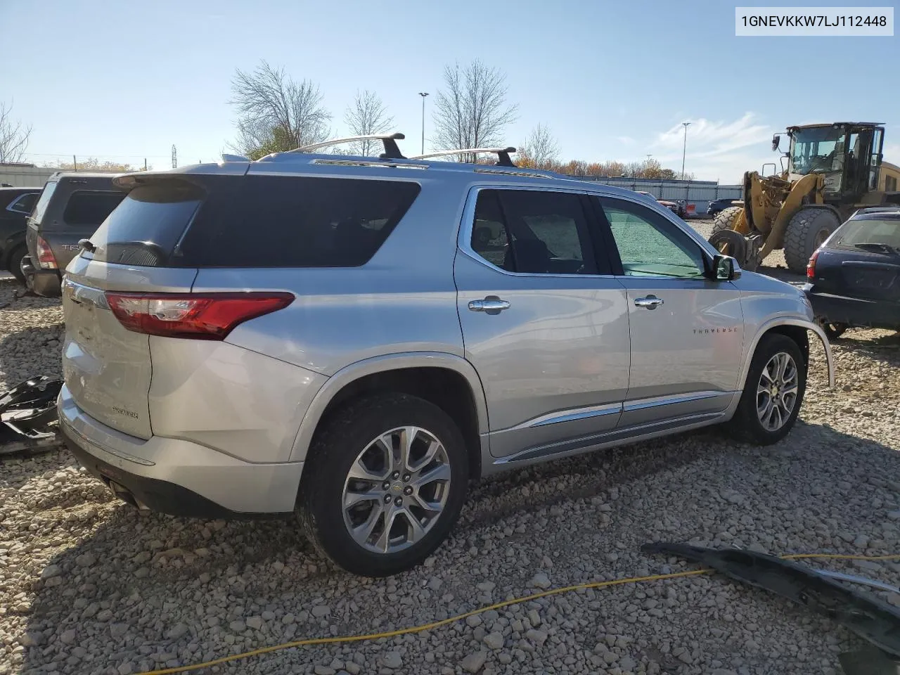 1GNEVKKW7LJ112448 2020 Chevrolet Traverse Premier