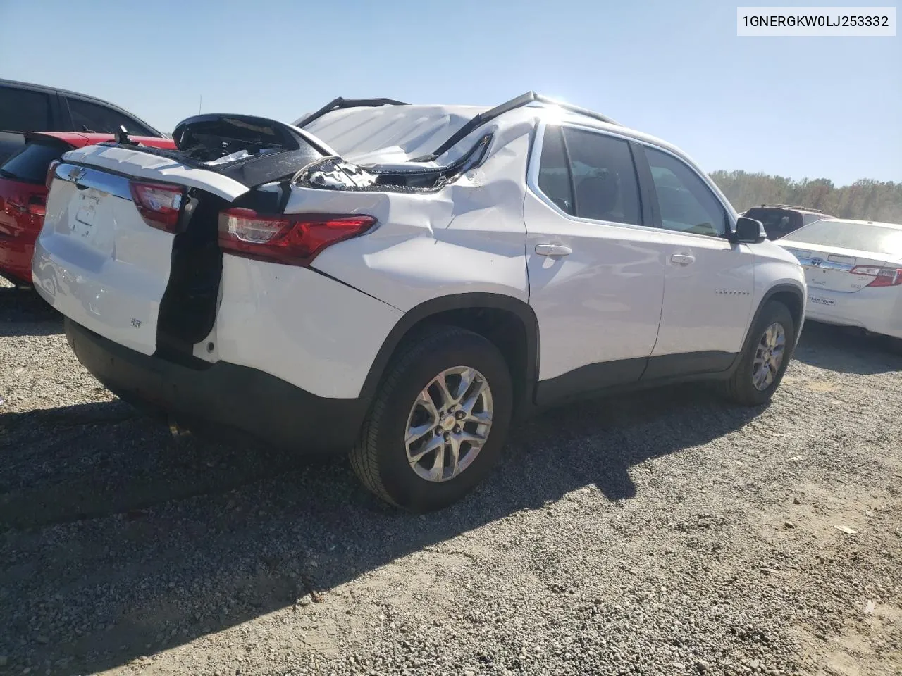 2020 Chevrolet Traverse Lt VIN: 1GNERGKW0LJ253332 Lot: 76382164