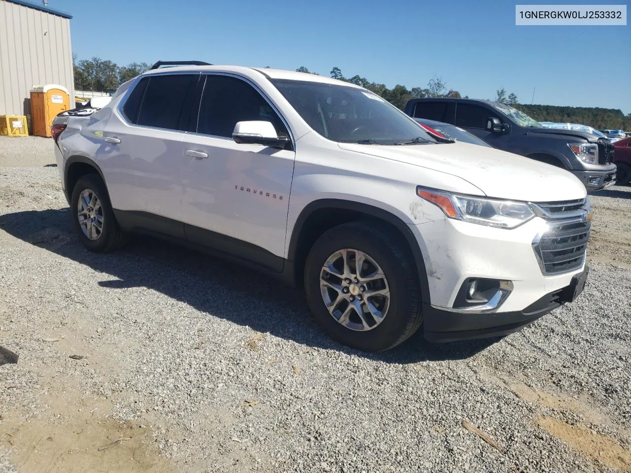 2020 Chevrolet Traverse Lt VIN: 1GNERGKW0LJ253332 Lot: 76382164