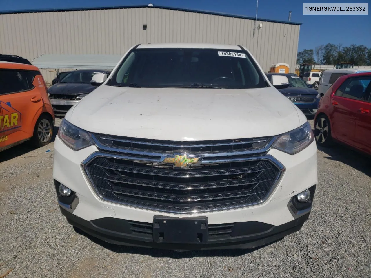 2020 Chevrolet Traverse Lt VIN: 1GNERGKW0LJ253332 Lot: 76382164