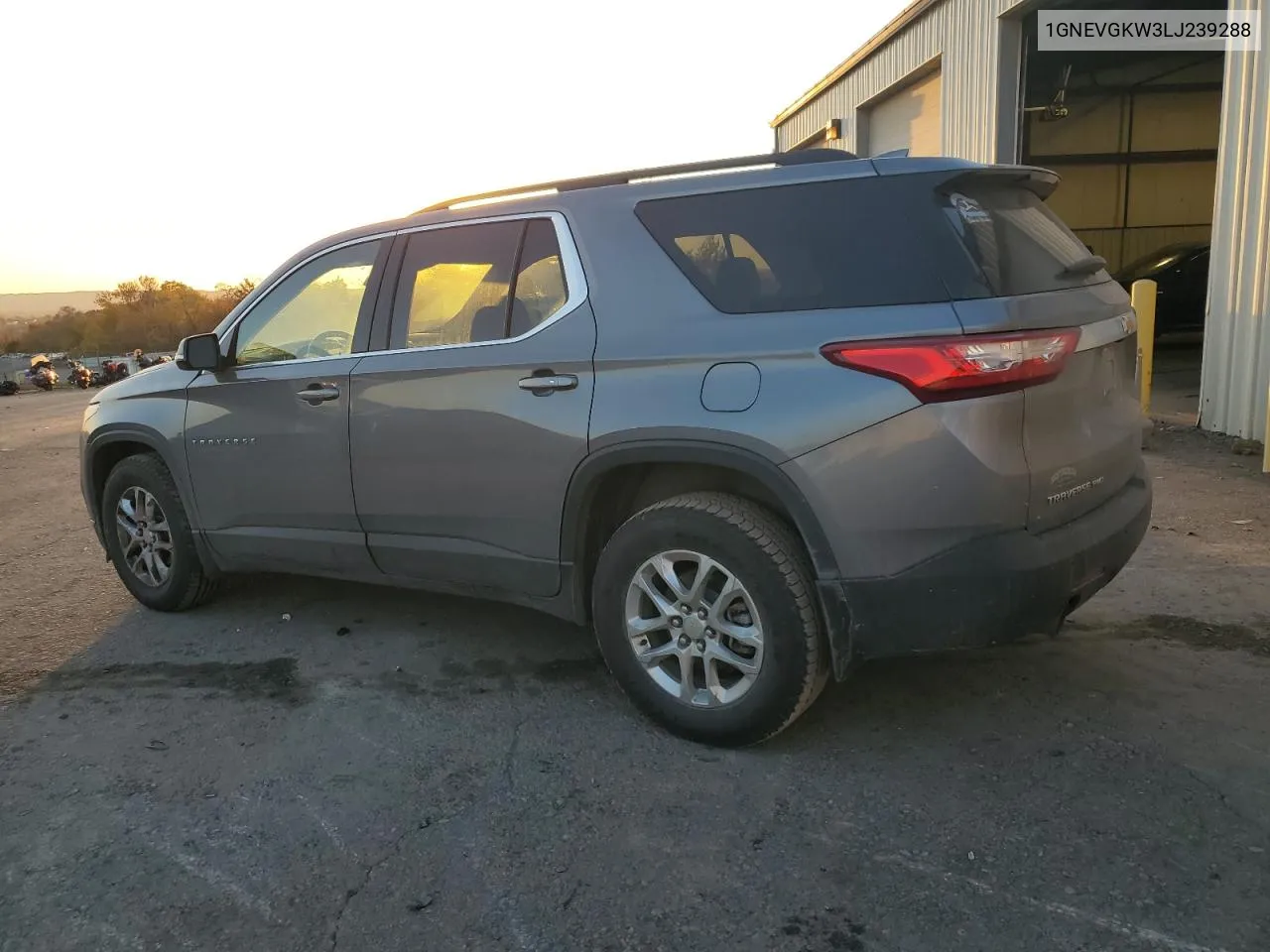 2020 Chevrolet Traverse Lt VIN: 1GNEVGKW3LJ239288 Lot: 76806924