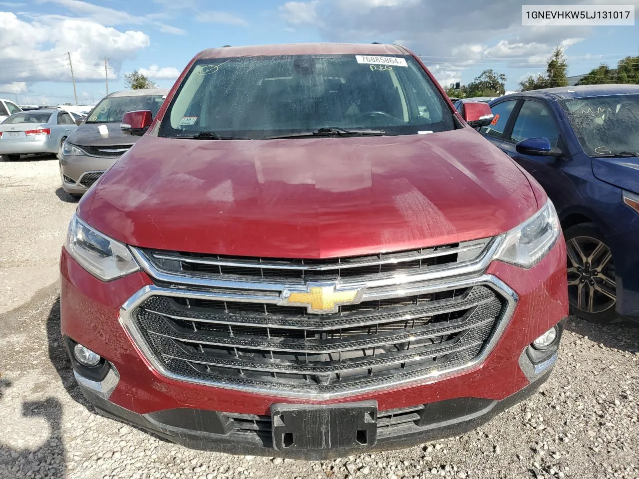 2020 Chevrolet Traverse Lt VIN: 1GNEVHKW5LJ131017 Lot: 76885864