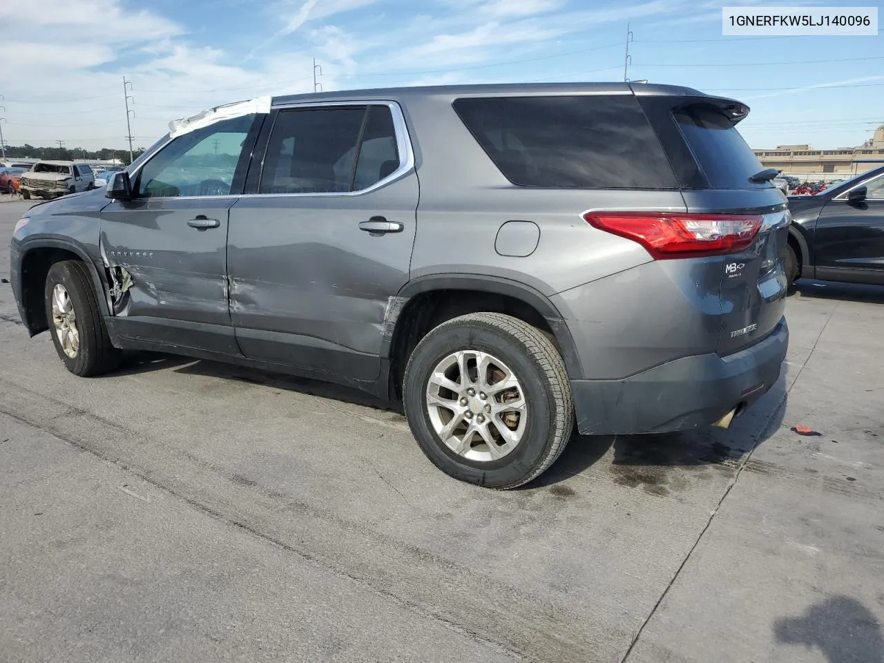 2020 Chevrolet Traverse Ls VIN: 1GNERFKW5LJ140096 Lot: 76976674