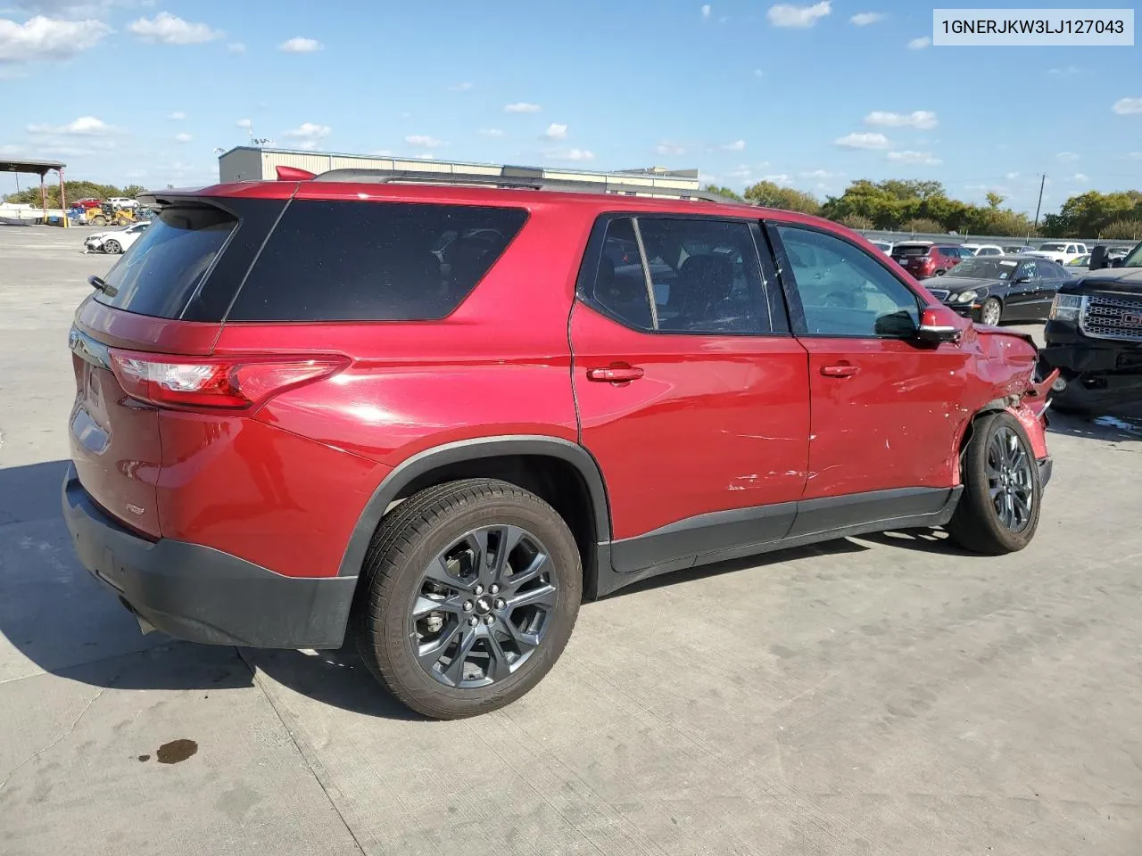 2020 Chevrolet Traverse Rs VIN: 1GNERJKW3LJ127043 Lot: 77007674