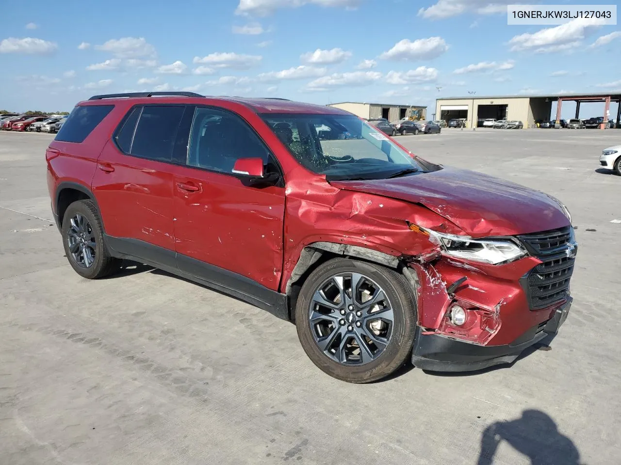 2020 Chevrolet Traverse Rs VIN: 1GNERJKW3LJ127043 Lot: 77007674