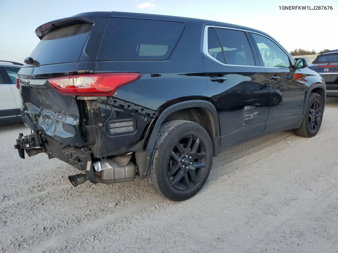 2020 Chevrolet Traverse Ls VIN: 1GNERFKW1LJ287676 Lot: 77306214