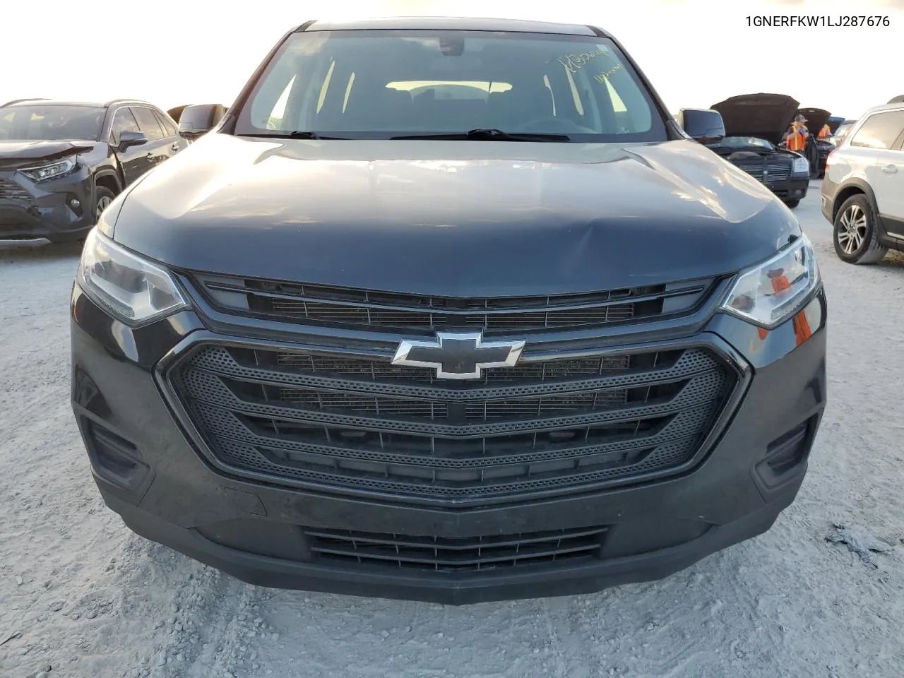 2020 Chevrolet Traverse Ls VIN: 1GNERFKW1LJ287676 Lot: 77306214