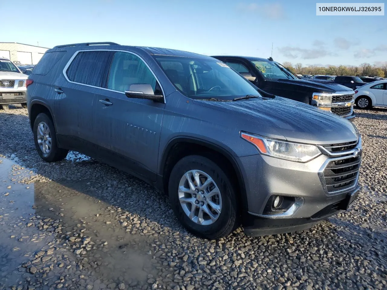 2020 Chevrolet Traverse Lt VIN: 1GNERGKW6LJ326395 Lot: 77632454