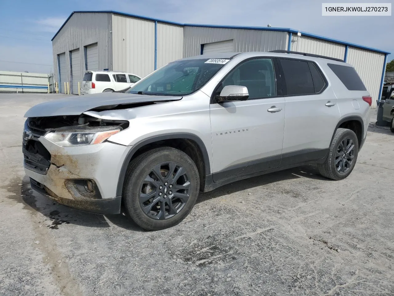 2020 Chevrolet Traverse Rs VIN: 1GNERJKW0LJ270273 Lot: 78093514