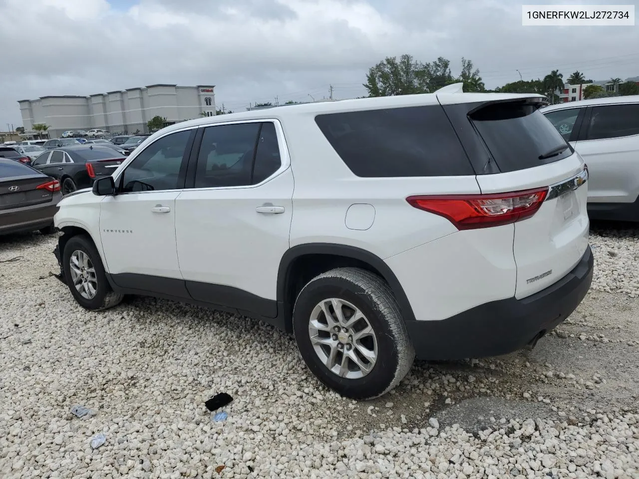 2020 Chevrolet Traverse Ls VIN: 1GNERFKW2LJ272734 Lot: 78188564