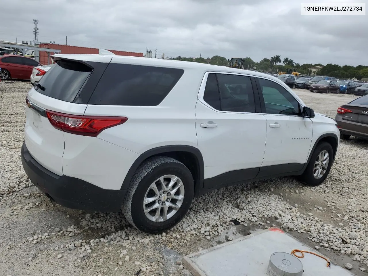 2020 Chevrolet Traverse Ls VIN: 1GNERFKW2LJ272734 Lot: 78188564