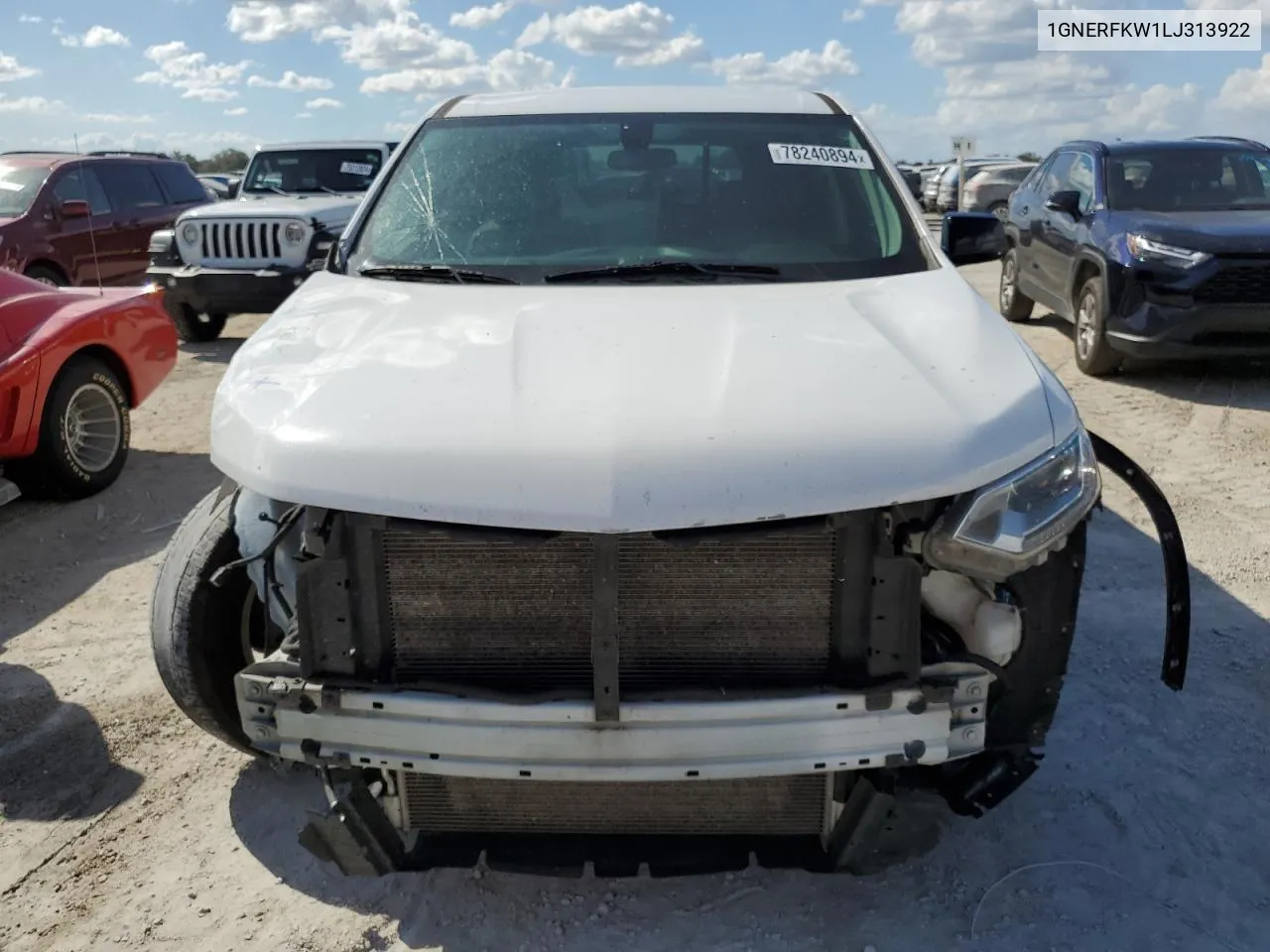 2020 Chevrolet Traverse Ls VIN: 1GNERFKW1LJ313922 Lot: 78240894