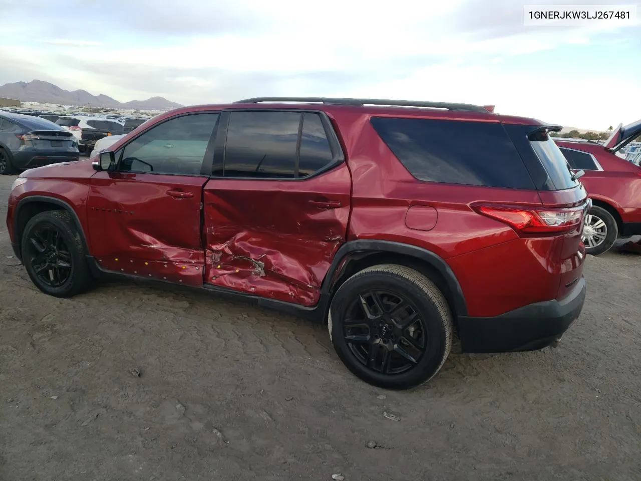 2020 Chevrolet Traverse Rs VIN: 1GNERJKW3LJ267481 Lot: 78859584