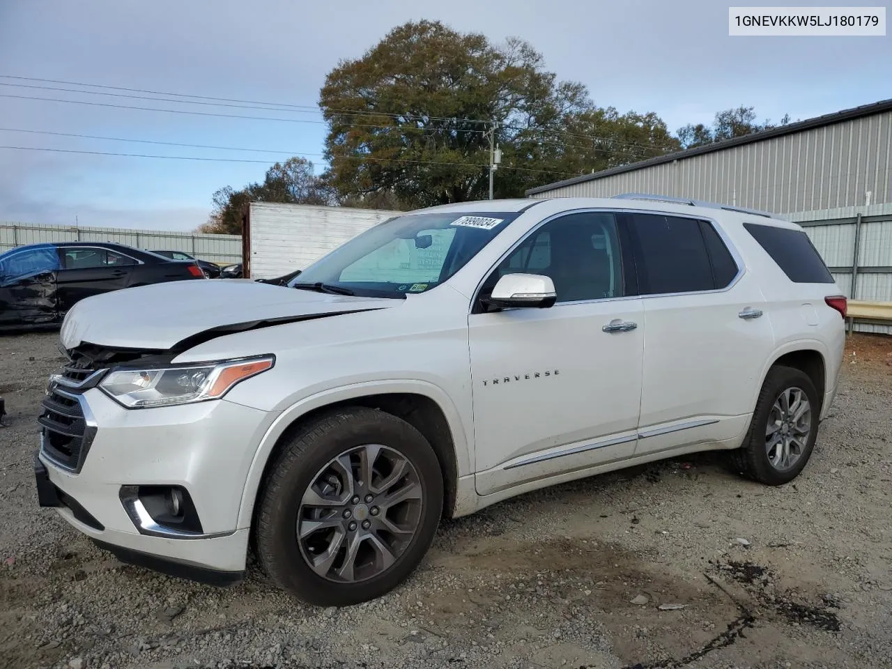 2020 Chevrolet Traverse Premier VIN: 1GNEVKKW5LJ180179 Lot: 78990034