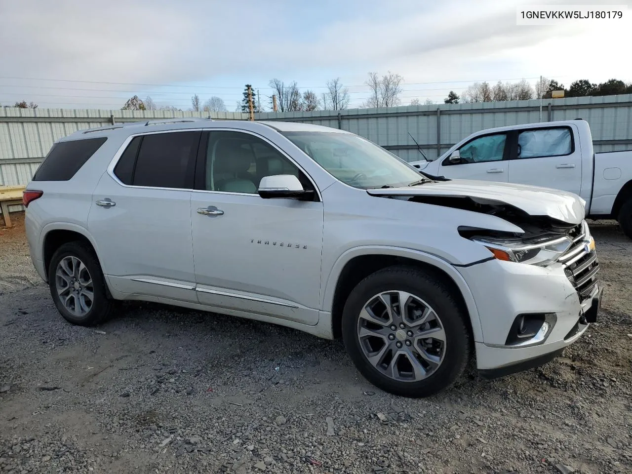 2020 Chevrolet Traverse Premier VIN: 1GNEVKKW5LJ180179 Lot: 78990034