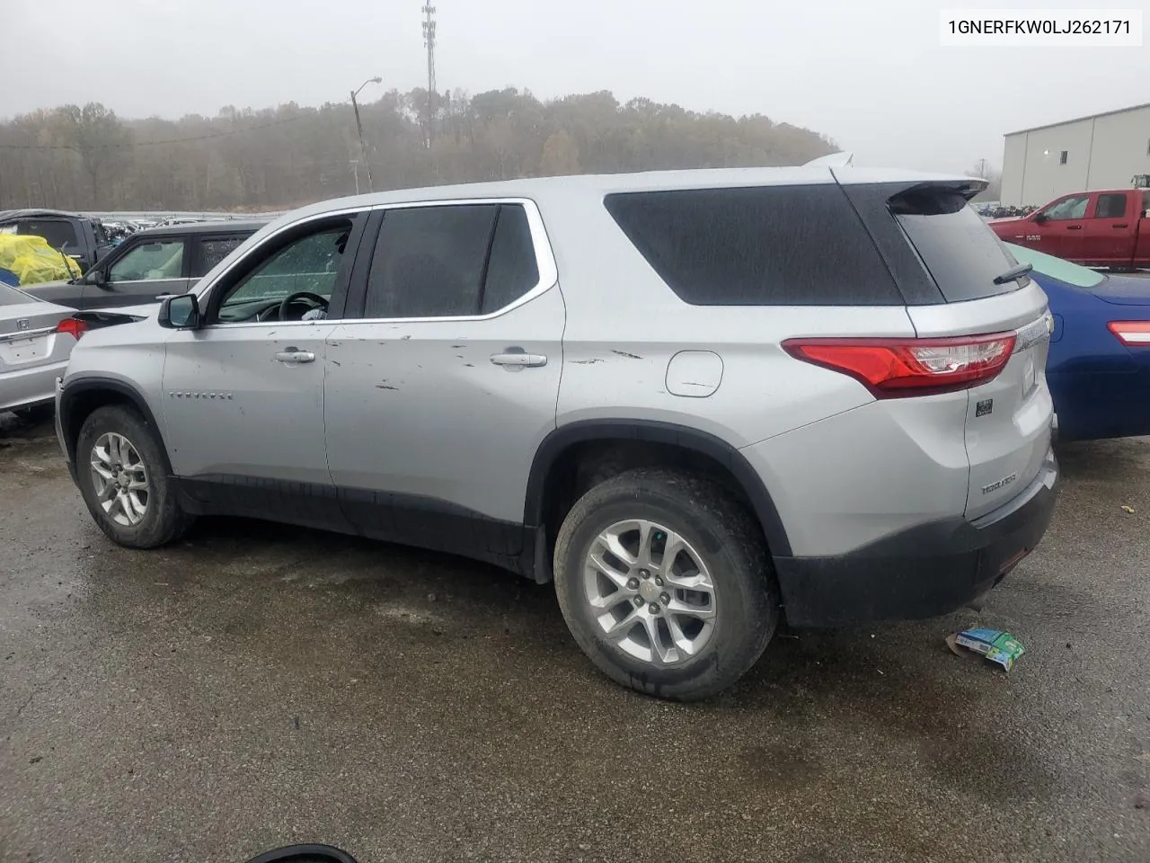 2020 Chevrolet Traverse Ls VIN: 1GNERFKW0LJ262171 Lot: 79536094