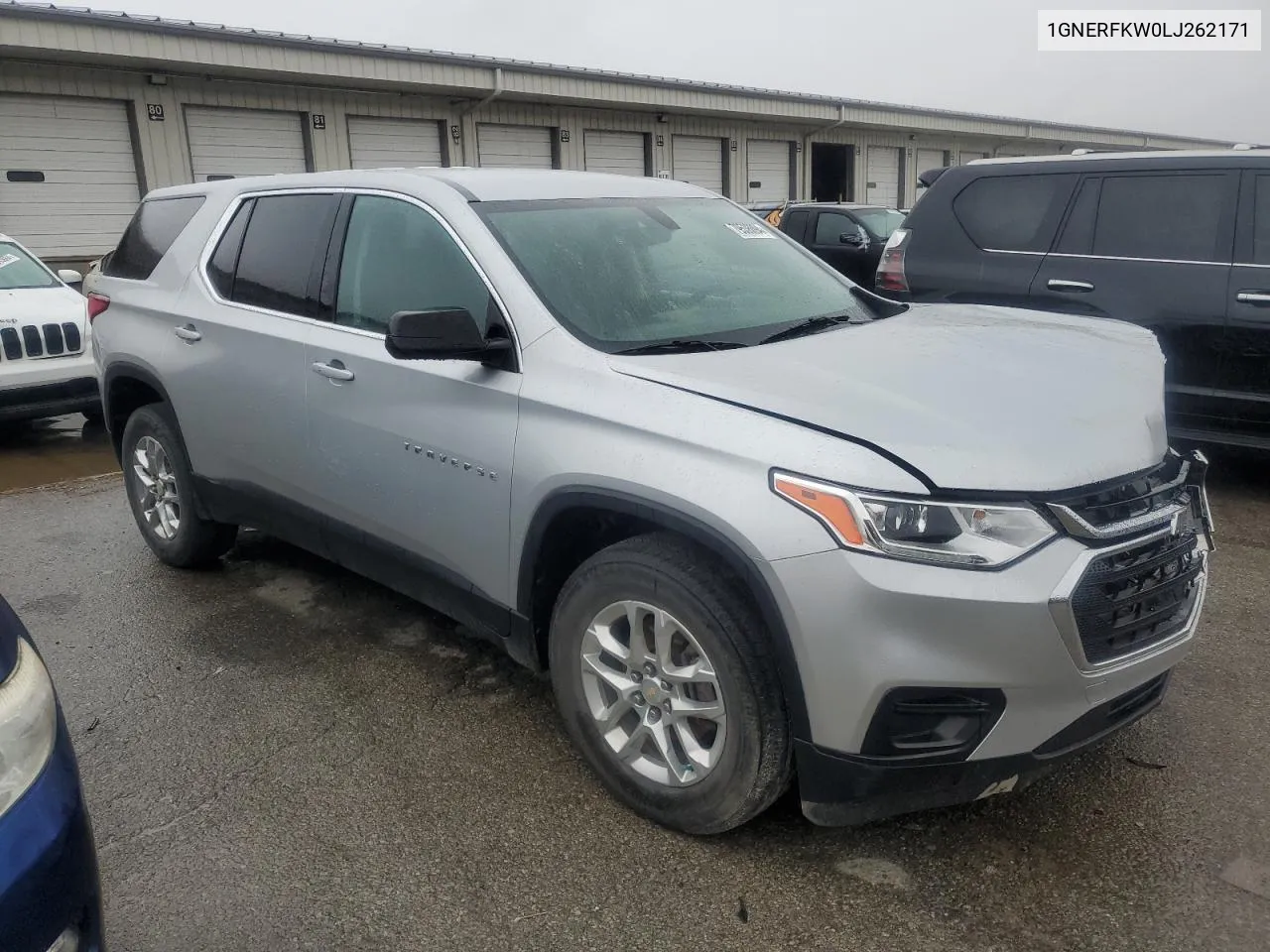 2020 Chevrolet Traverse Ls VIN: 1GNERFKW0LJ262171 Lot: 79536094