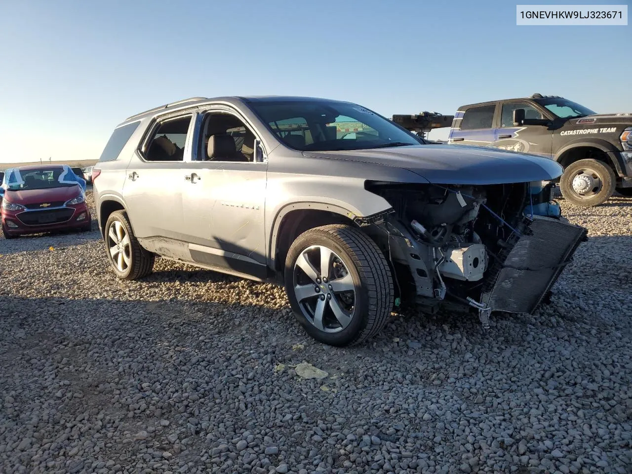 2020 Chevrolet Traverse Lt VIN: 1GNEVHKW9LJ323671 Lot: 79662554