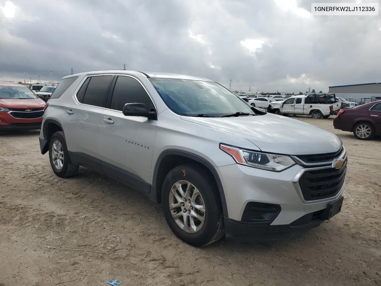 2020 Chevrolet Traverse Ls VIN: 1GNERFKW2LJ112336 Lot: 79710424