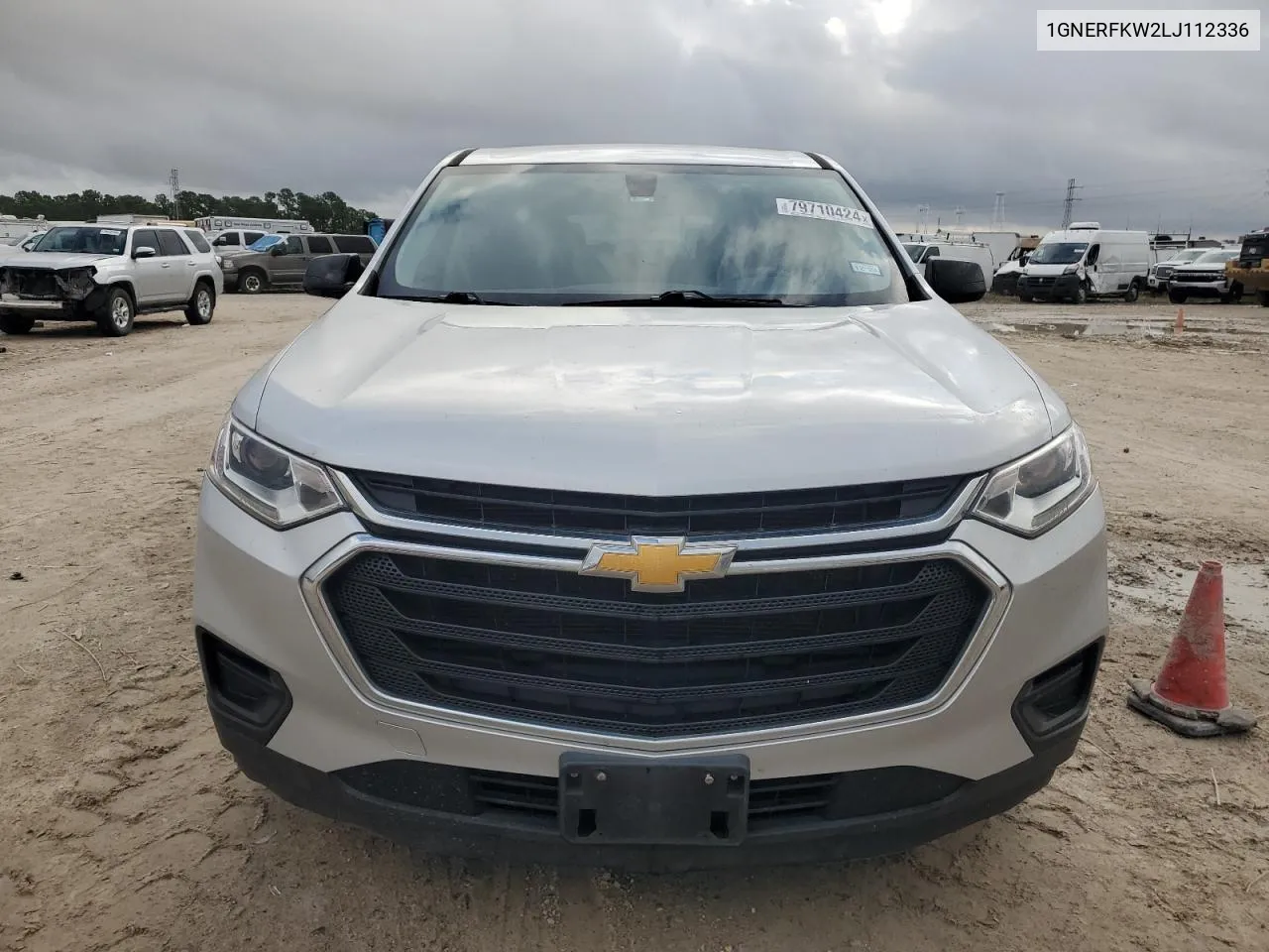 2020 Chevrolet Traverse Ls VIN: 1GNERFKW2LJ112336 Lot: 79710424