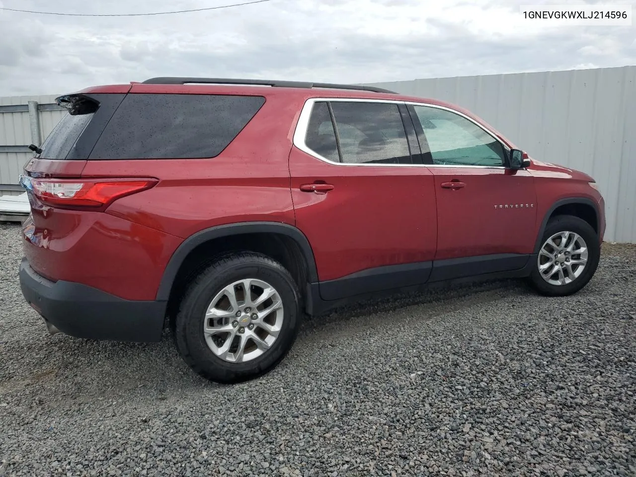 2020 Chevrolet Traverse Lt VIN: 1GNEVGKWXLJ214596 Lot: 79920114