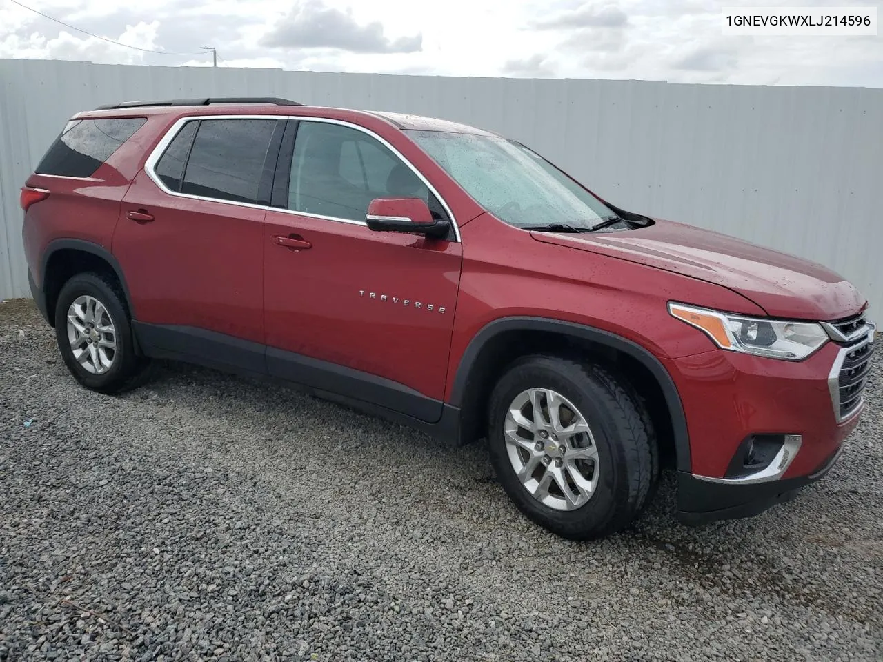 2020 Chevrolet Traverse Lt VIN: 1GNEVGKWXLJ214596 Lot: 79920114