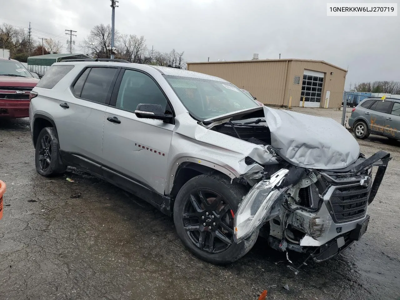 2020 Chevrolet Traverse Premier VIN: 1GNERKKW6LJ270719 Lot: 80621704